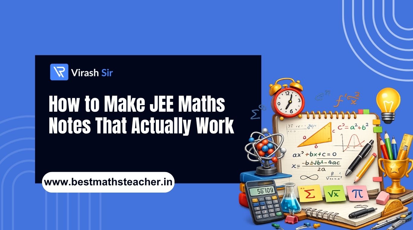 How to Make JEE Maths Notes That Actually Work for Revision